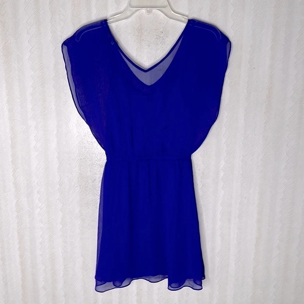 ❤️ 🆕 EXPRESS Sleeveless deep purple Dress Size XS